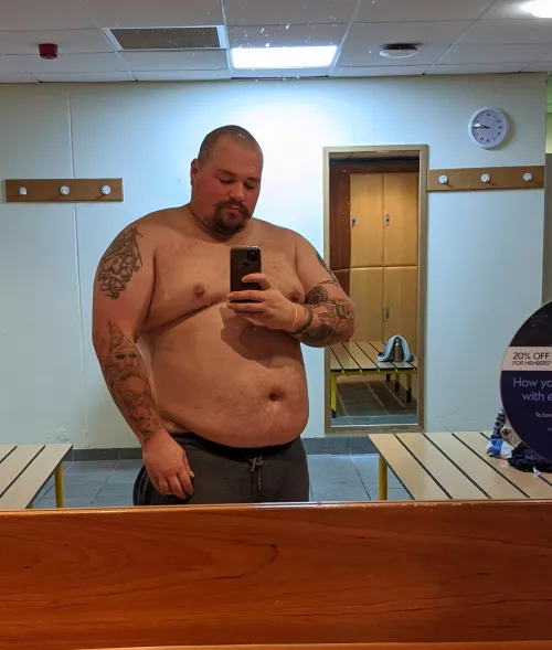 That one time I went to the gym. by BearyBudai