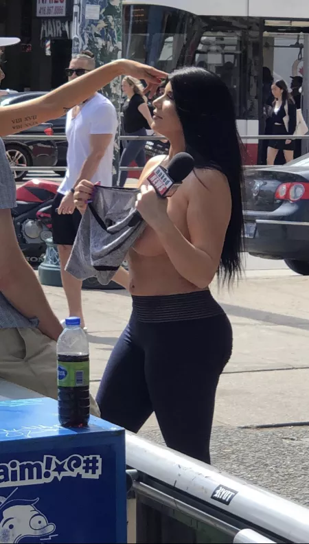 That time when I bumped into a topless Romi Rain in Toronto by HairyTourist