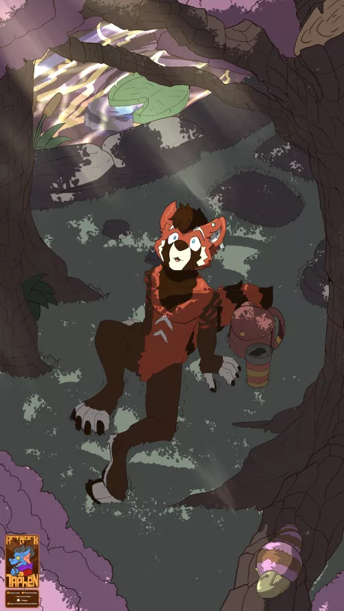 That warm morning light (commission for a pal from discord) (art by me @taphenortohgjen) by Tohgjen