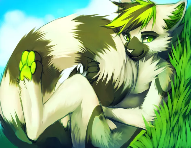 That's a big tail (art by Falvie) by Bonkers_Reee