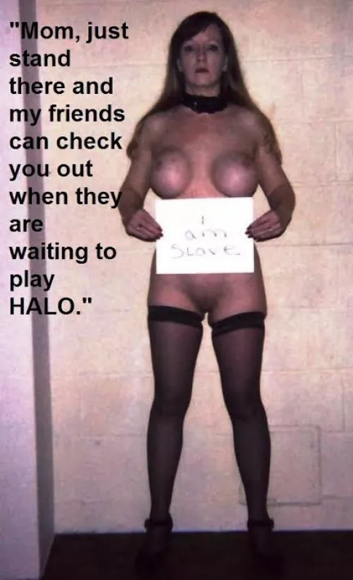 Thats a good mother being the little entertainment session for her son and his friends, a slave mothers only purpose is to serve... by thinkingsir