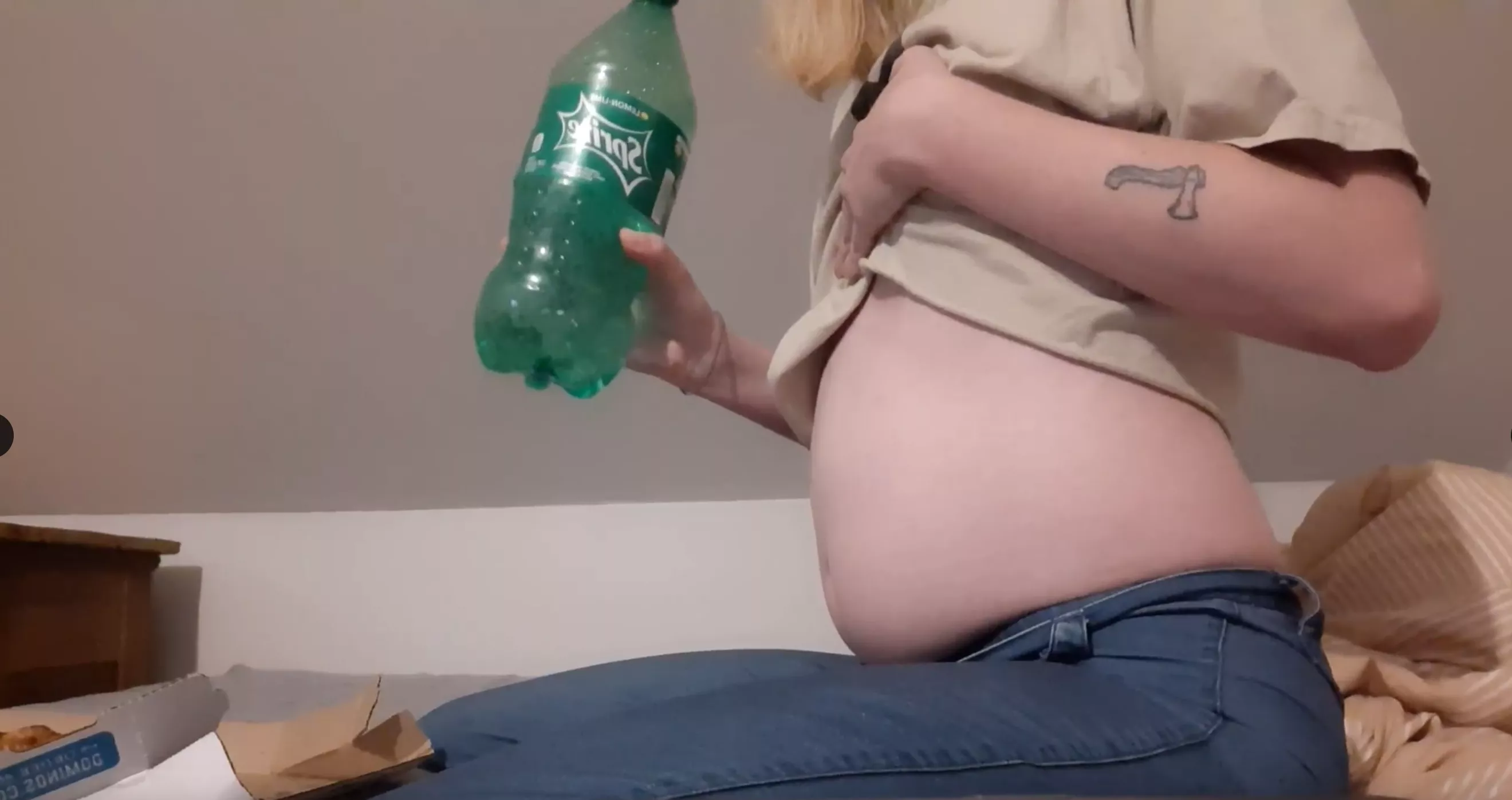 Thats a whole 2l in there :) should i go for more? Someone push me to my limits!! posted by femmebabystuffer