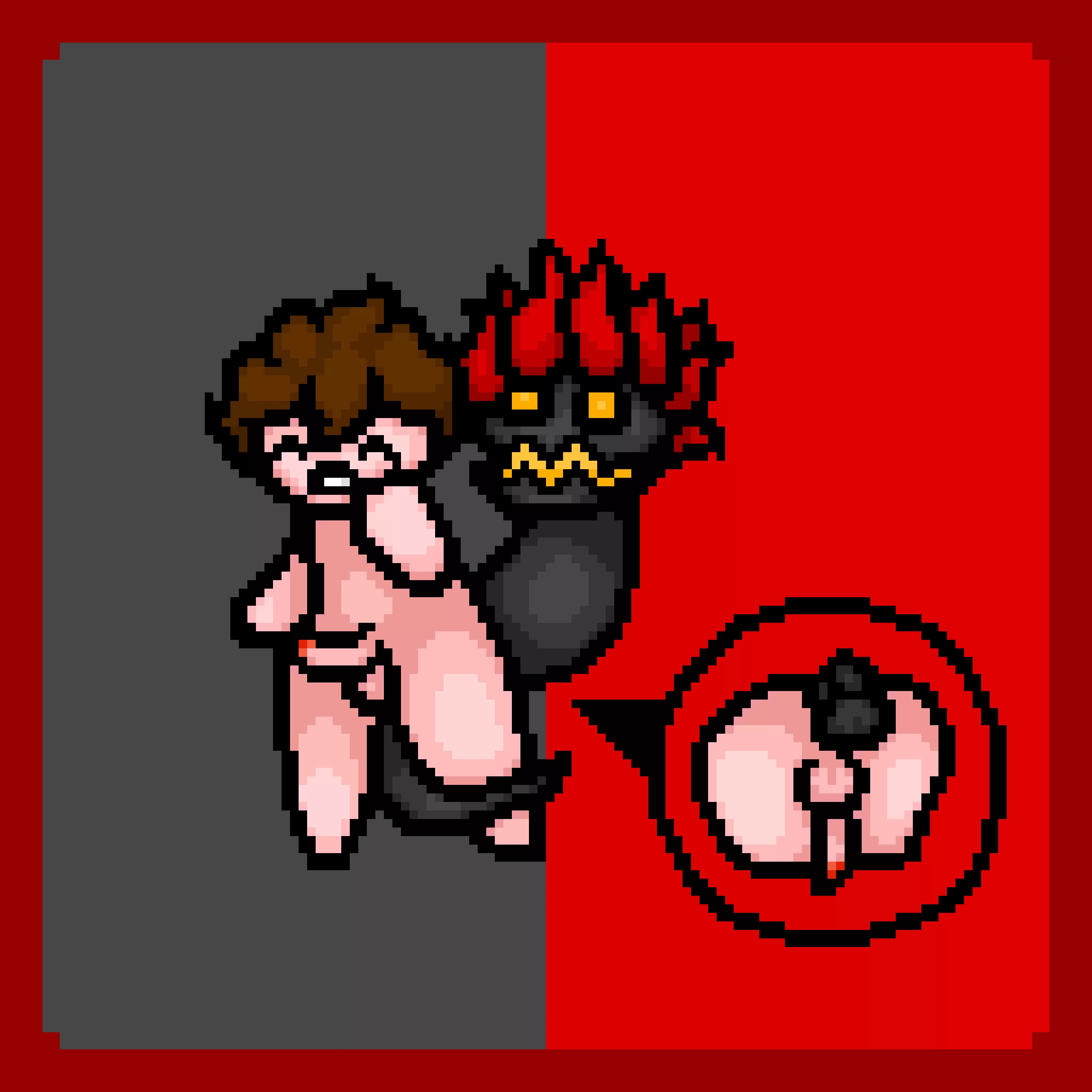 That's gay ngl (Tainted Jacob and Dark Esau) posted by PurplePixelart