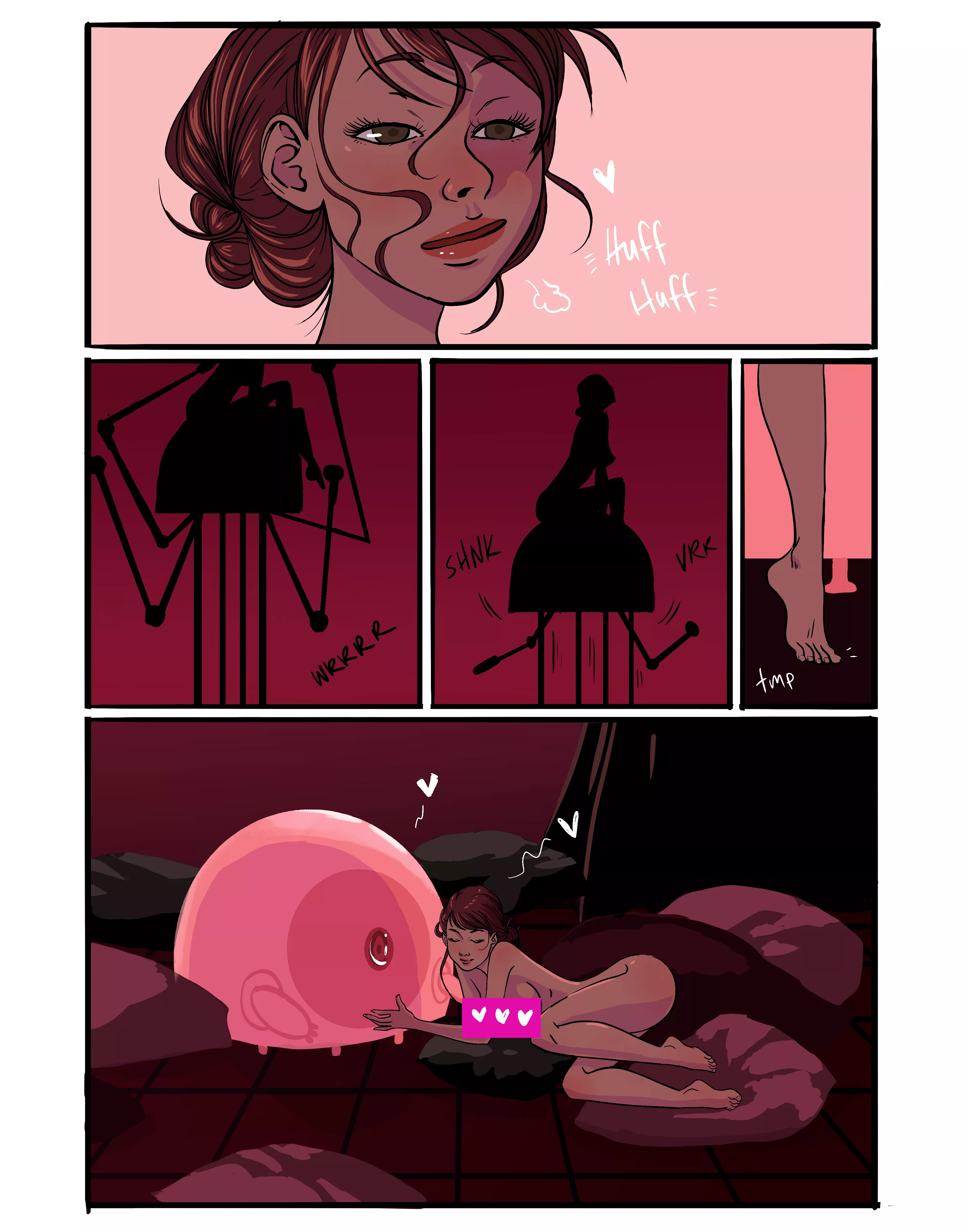 That's my huff huff face... new page at AdventuresOfLiaraRoux.com! posted by liararoux