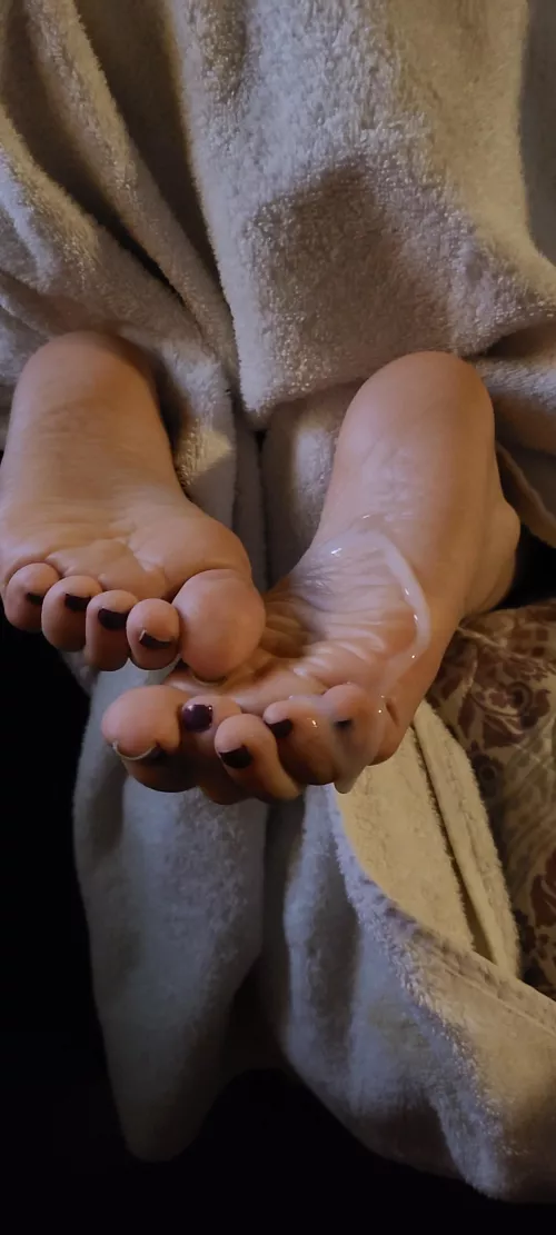 The aftermath after some fun. He made a mess. by mybenevolentfeet