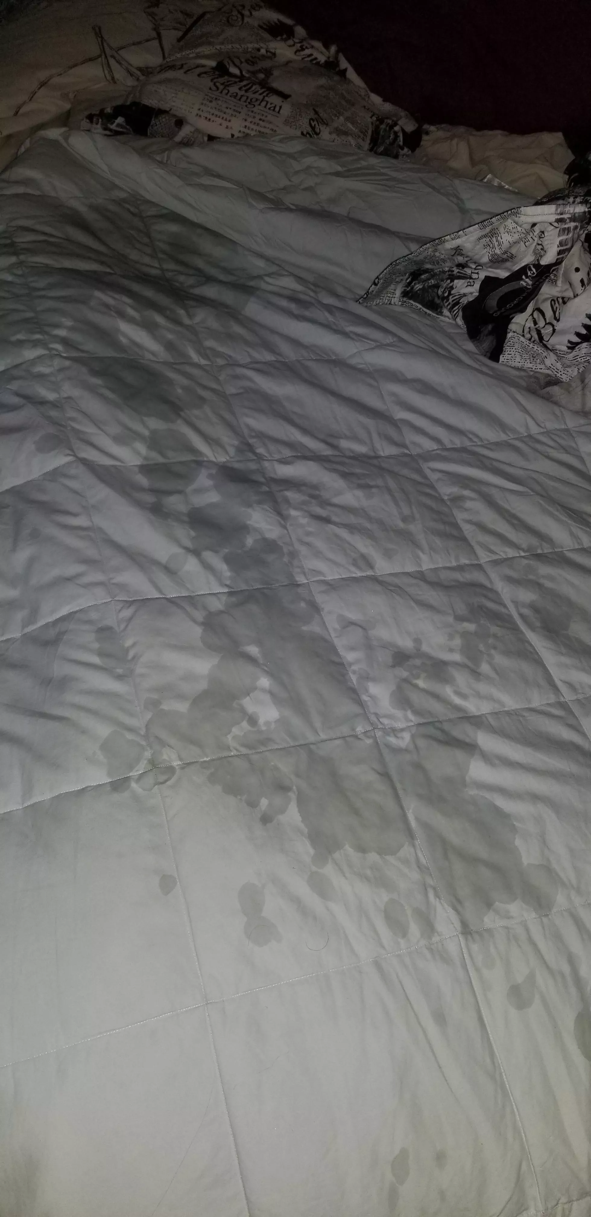 The aftermath of him making me squirt posted by redheadbaby_