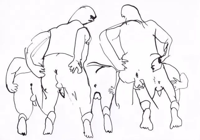 The Annual General Meeting of the Anal Show-offs Support Group by tasupro