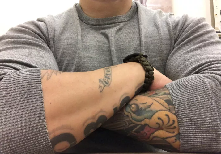 The arms of an office boy by buff_penguin