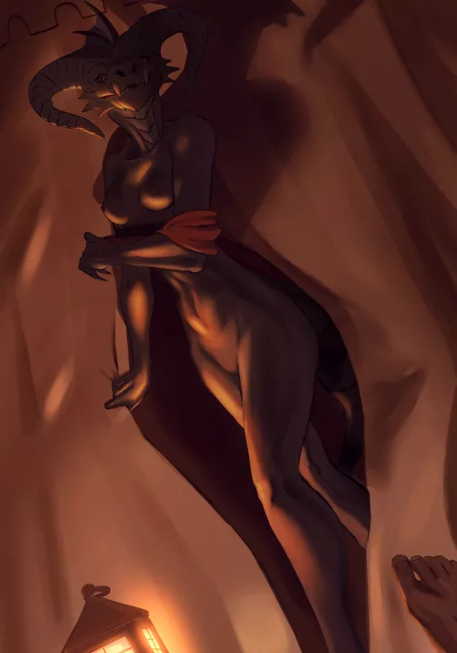 The Baroness of the Burning Hand (Sodadraws) by lewdocdnd