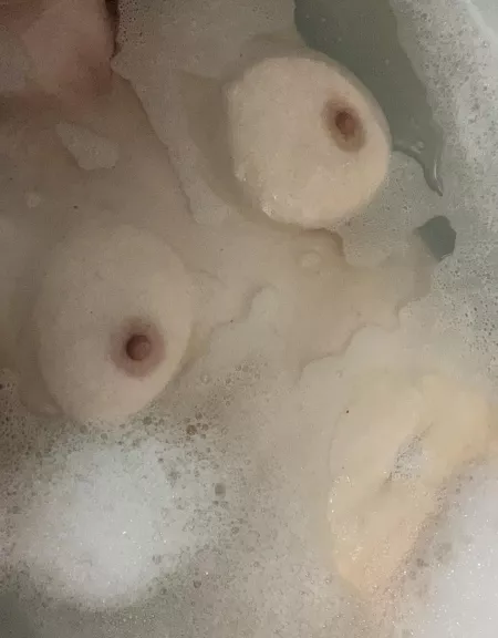 The bathtub helps them look more even. by gumdrops6447899