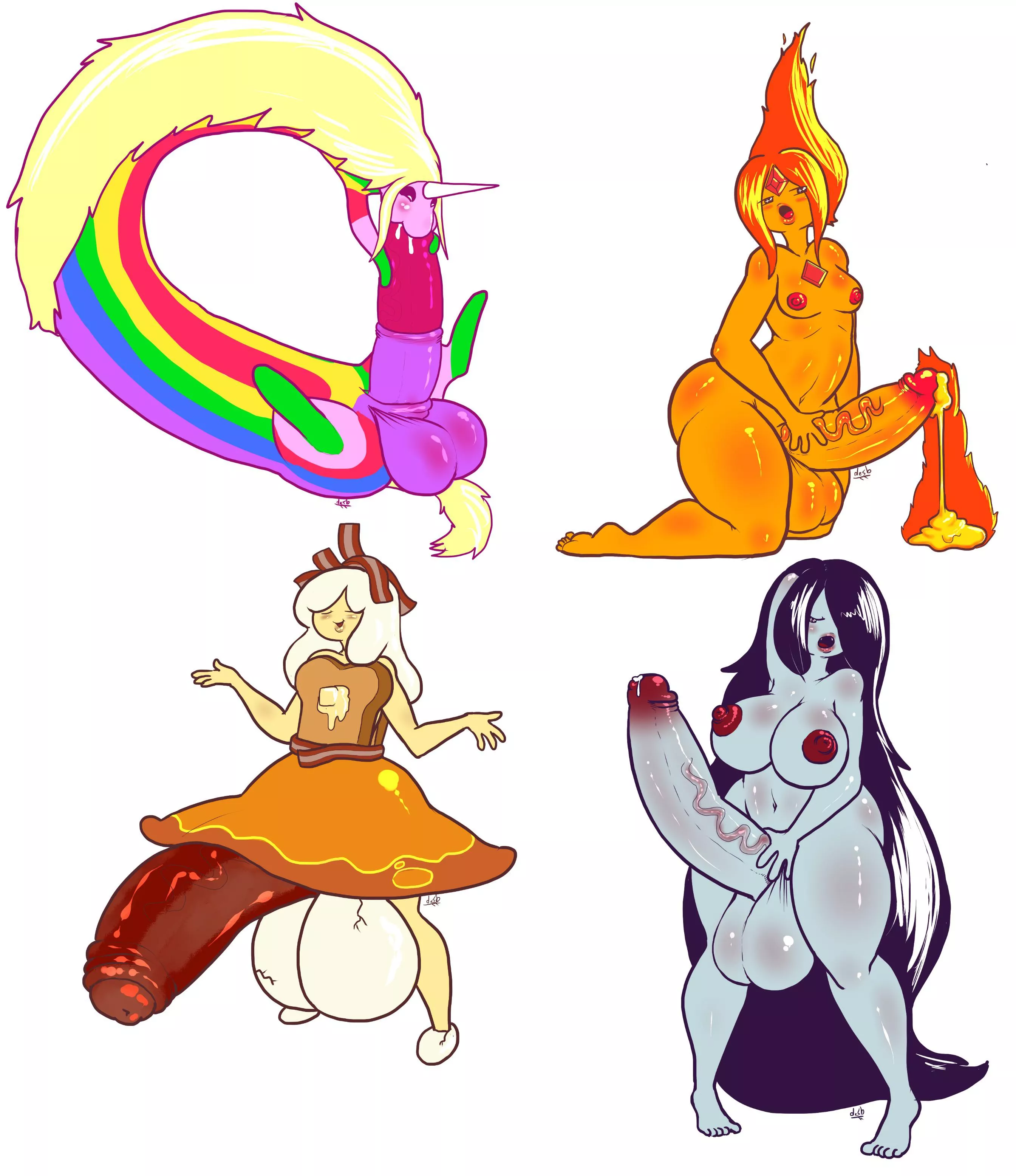 The beautiful Futas of [Adventure Time] (Artist: desbjust) posted by Bbnnvv456