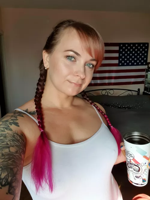 The beauty of working remotely is that there is no need to wear lingerie 😋 by KiraRainbow