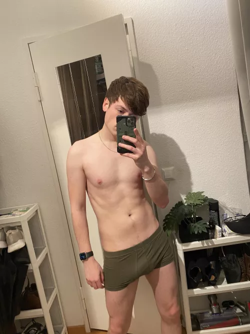 The best gym is where you can wear nothing but undies. In my case it’s home 🏠 by OnlyKivan