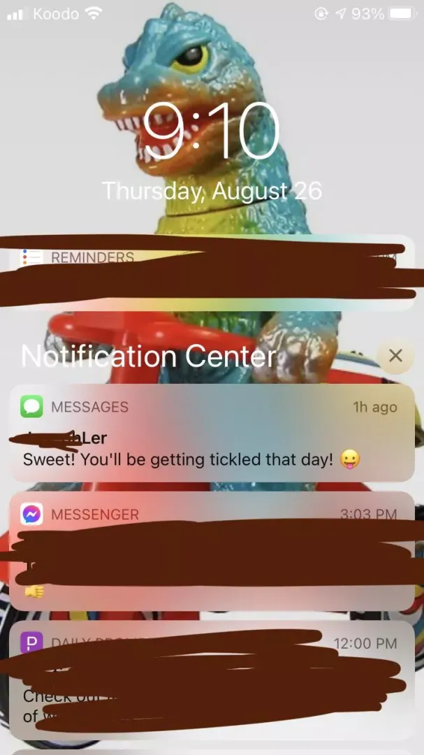 The best kind of text to get from your Ler posted by ticklesofalesbo