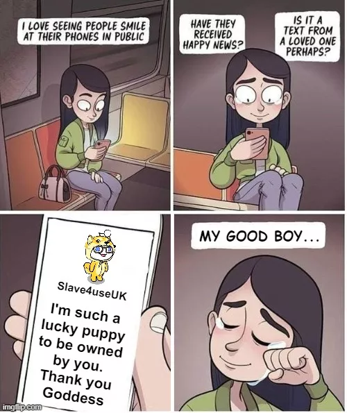 The best thing in the world is making her smile. posted by slave4useuk