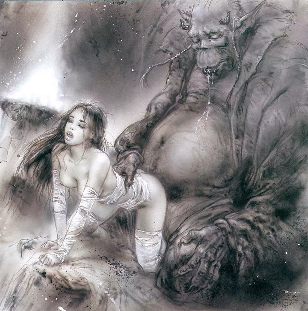 The blue prince by Luis Royo (more pics in comments) posted by zadie_backinblack