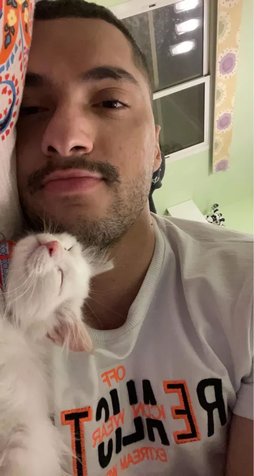 The cat’s name is Riku btw by SrSAT