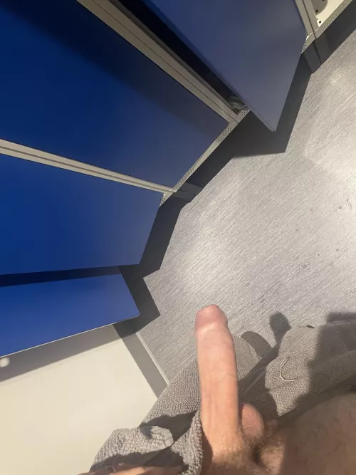 The charlady gave me a smile when the towel dropped, i hope you give me one aswell by Mammoth-Addition-798