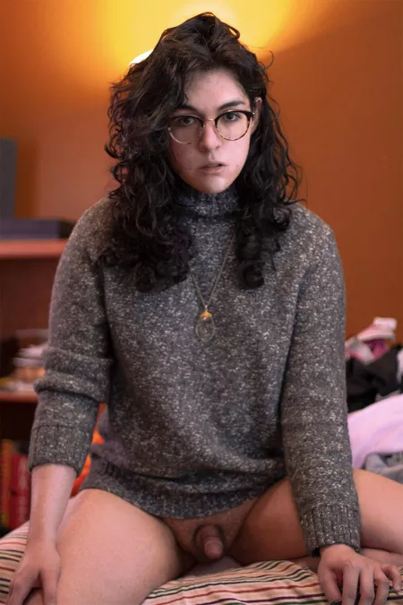 The cute tgirl in class invited you over to study 😳 wyd? by VivSmut