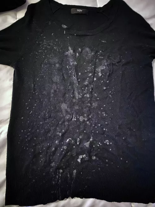 The day after just one load. Couldn’t wait for her shirt to come off 💦💦💦 👚