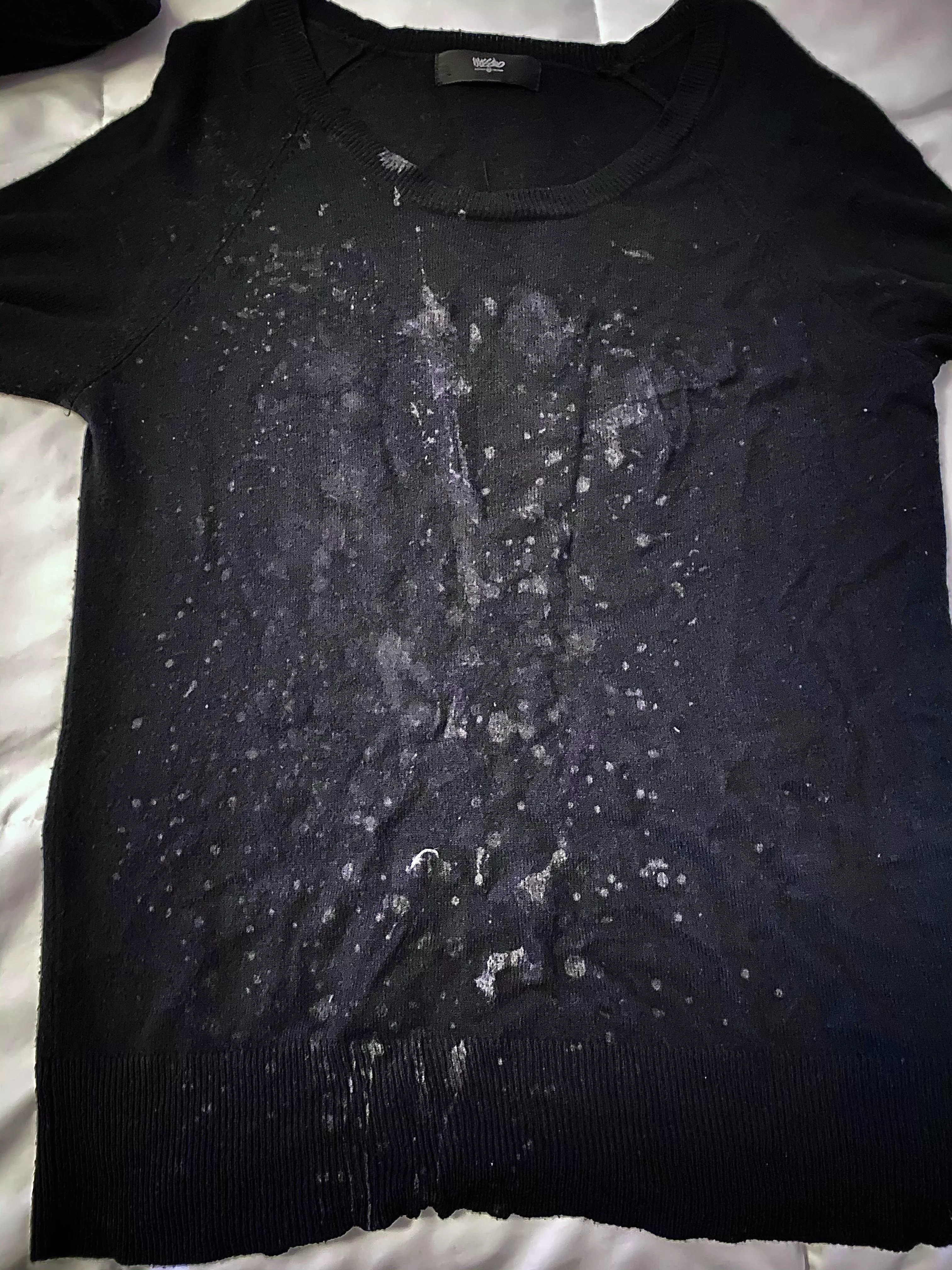 The day after just one load. Couldn’t wait for her shirt to come off 💦💦💦 👚 posted by Blurredfacials