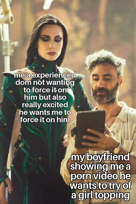 The day he looked at me and went, wait you're a dom was a perfect moment posted by feathereddoggo