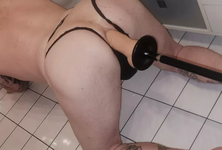 The dildo is perfect from behind in my ass 😉 by xxx66684
