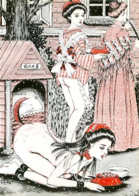 The dog in snow by AbhiGoodies