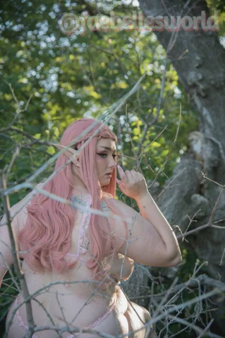 the elf girl you've been watching suddenly notices your presence by [deleted]