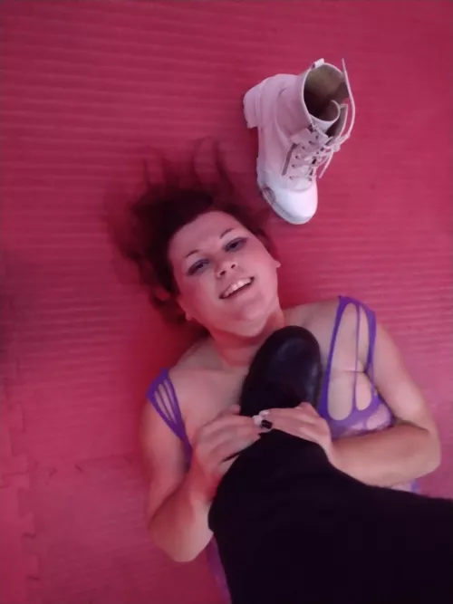 The essence of me once I've let my walls down and allowed myself to just enjoy being under his boot. by 1992kisy