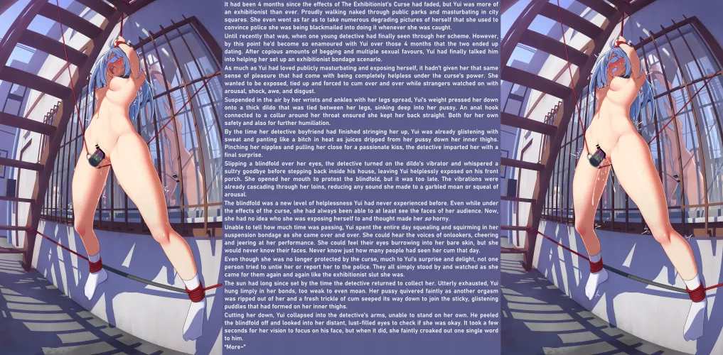 The Exhibitionist's Curse | Addendum #1 [Bondage][Femsub][Maledom][Exhibitionism][Public Humiliation][Toys][Squirting][Anal][Blindfold] by Bitchsuit_Enthusiast