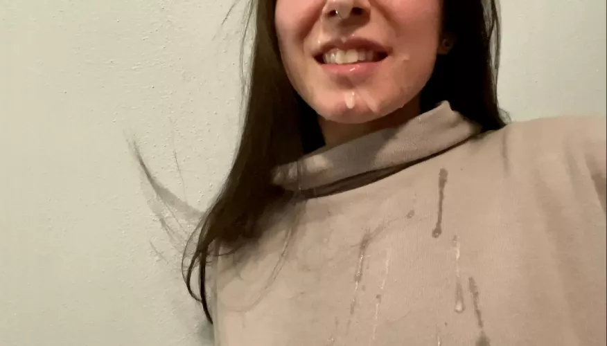 The facials I get always cover my clothes, too 💦😏 (f) OC by ctsharing