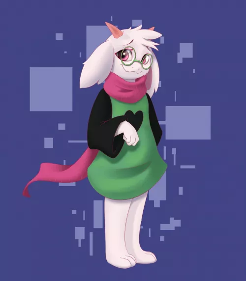 The fluffy boi ~ art by me :) by Galinn-Arts