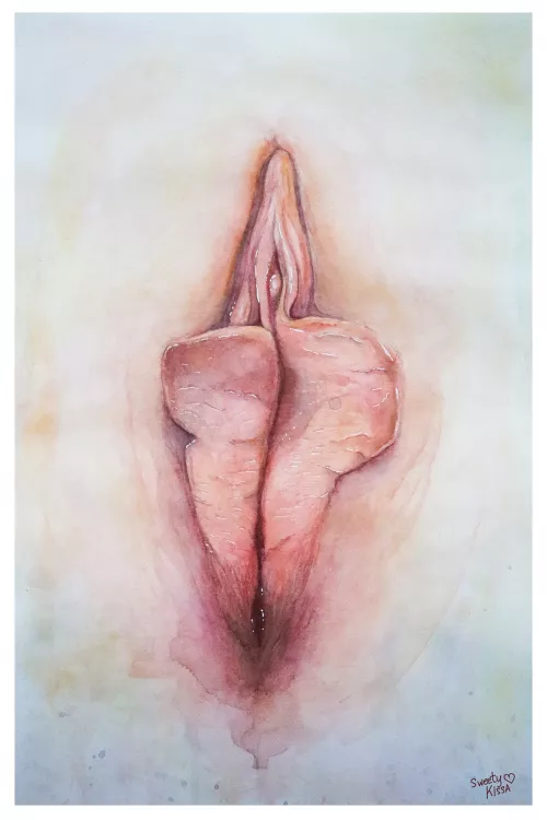 'The gentle power', watercolor by SweetyKissa