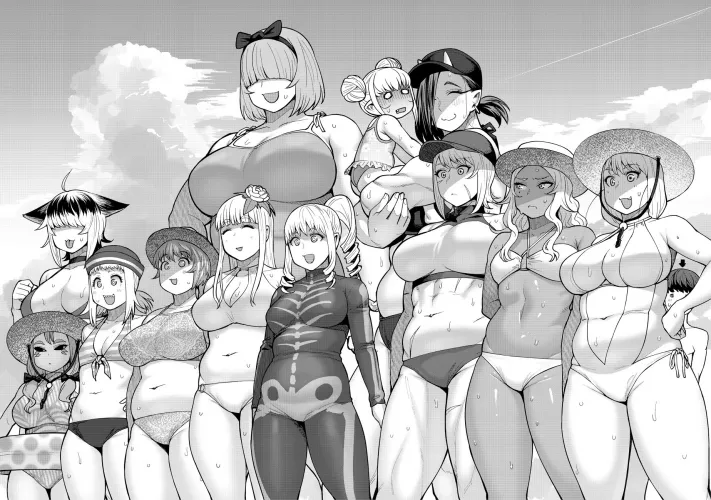 The Girls From Elf-san Wa Yaserarenai Are Ready For the Beach by Mister_Roshi