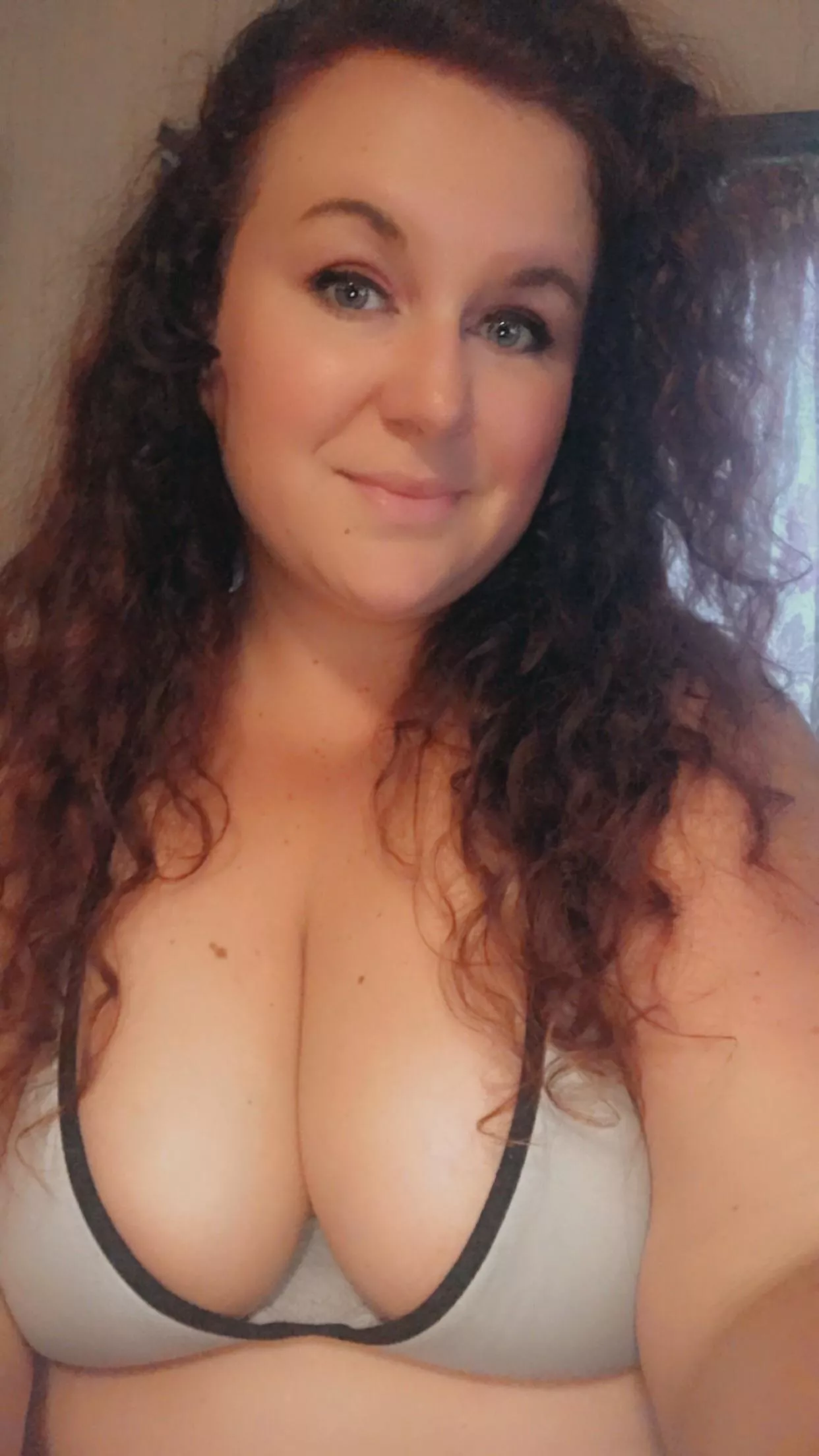 The girls love to pop out of this sports bra. 😜 posted by jaimelee_holmes