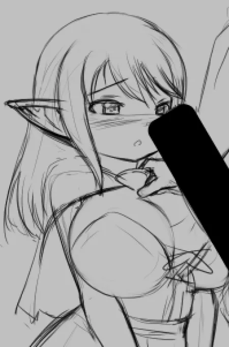 The goblin stares respectfully... by AstroKaen