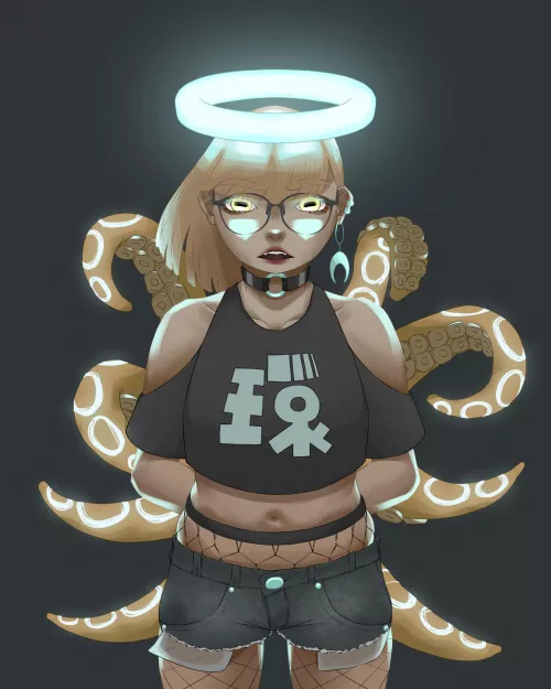 The Greater Blue-ringed Octopus, not only can flashes it’s rings while angered, are also extremely venomous. by Fishyork1104