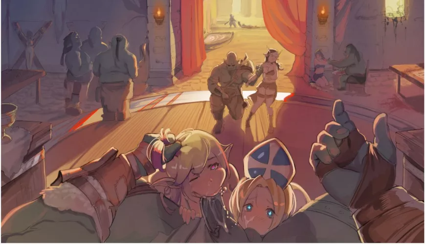 The heroes' party didn't save the town [lichipix] by KGB_Octopus