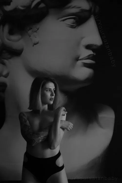 The human body has always inspired art 🥰🥰😌💜 by Yoursatanbaby