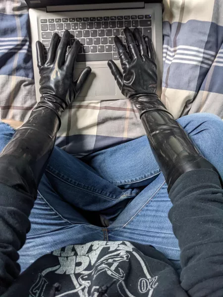 The joy of working from home! by Latex_Jake