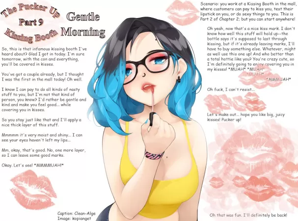 The Kissing Booth, Part 9: A Gentle Morning [kissing] [lipstick] by Clean-Algae