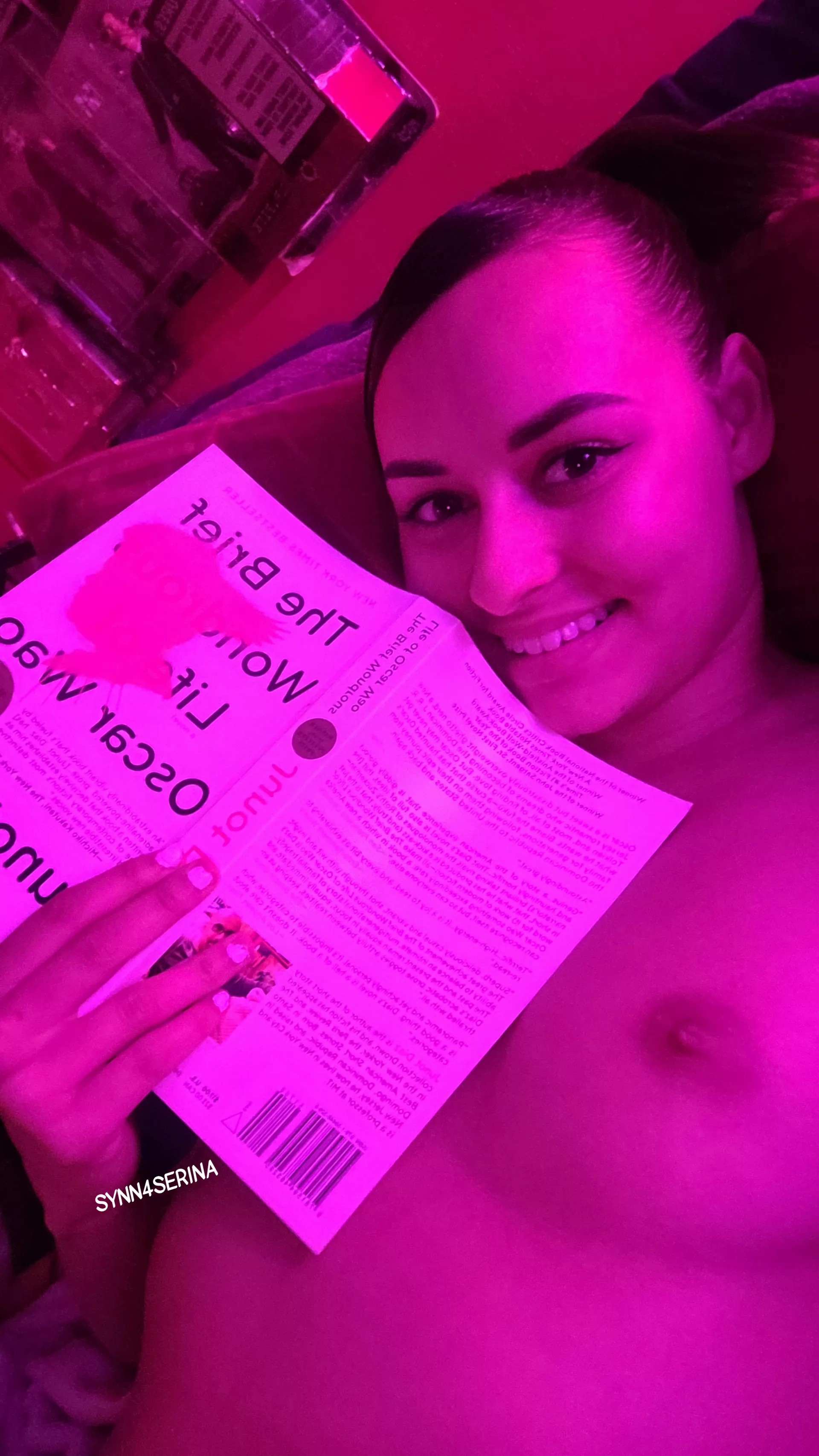 The lighting in this room was bad for reading, but here's my nipple anyways posted by synn4serina