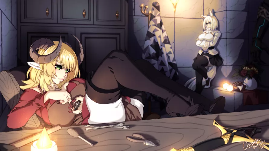 The mechanic [by Crescentia Fortuna] by Crescentia-Fortuna