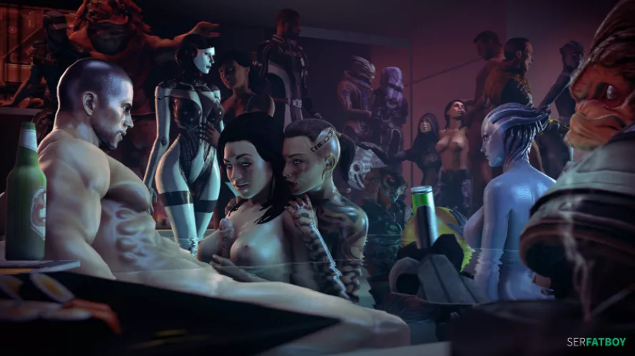 The Normandy Crew Decided to Throw An Orgy Party by Warlock_Ace
