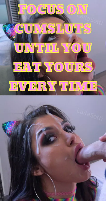 The only guaranteed way to turn yourself into a cum eating beta is to just put it in your mouth already:) by Lurkerantlers