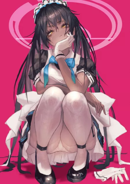 The part where the thighs plump over the pussy is the best by Henthigh_Senpai