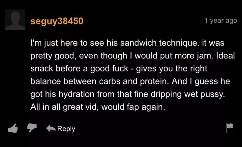 The pbj sandwich was pretty good by poobob999