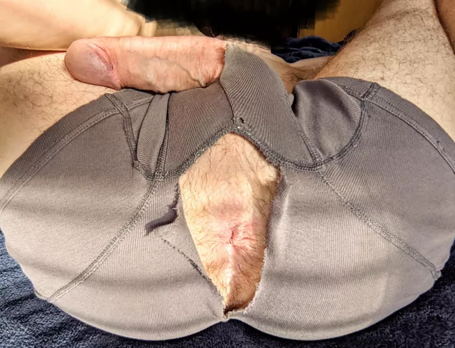 the pose isn't new, but the boxers tore through by TCMcasanova