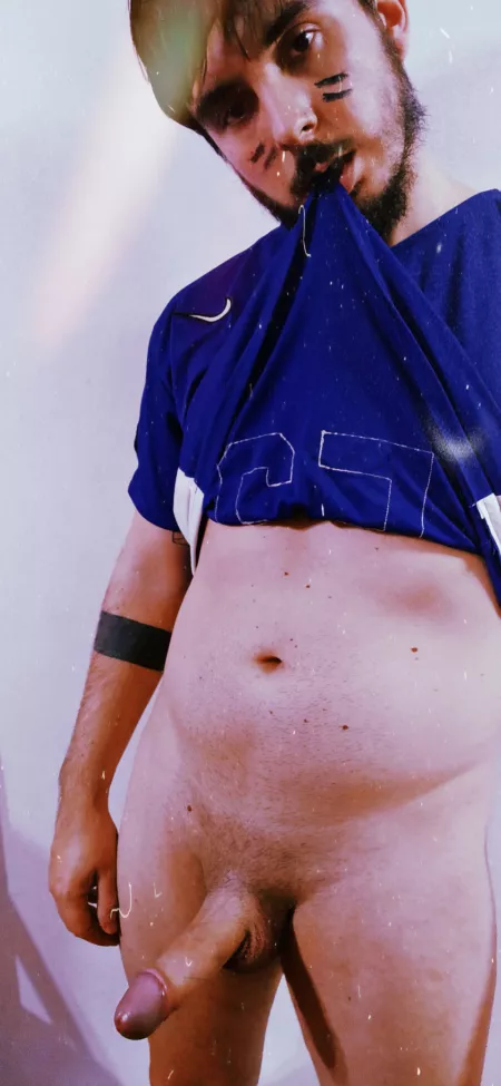 The quarterback is waiting for you in the locker room 🍆🏈 by mcwalabi